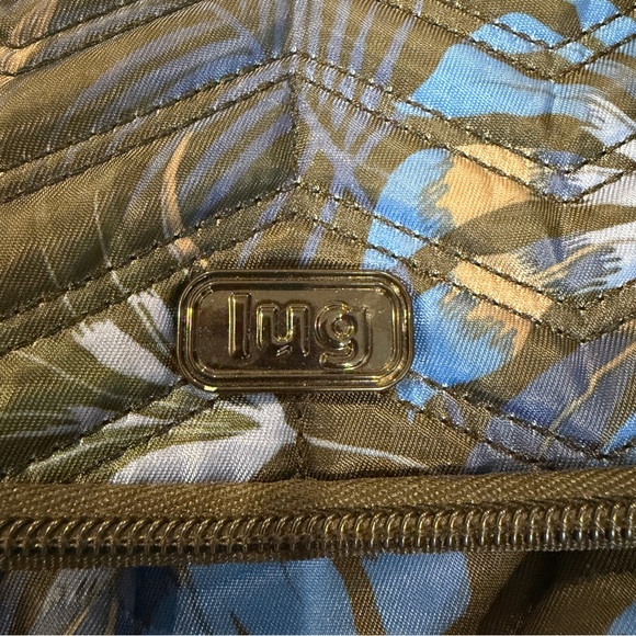 Lug Samba Crossbody Bag in Botanical Black and Blue pattern - Picture 8 of 9